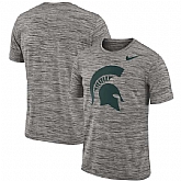 Nike Michigan State Spartans Charcoal 2018 Player Travel Legend Performance T-Shirt,baseball caps,new era cap wholesale,wholesale hats